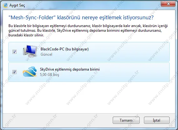 Windows Live Mesh ile Bilgisayarlar arasında klasörleri eşitleme