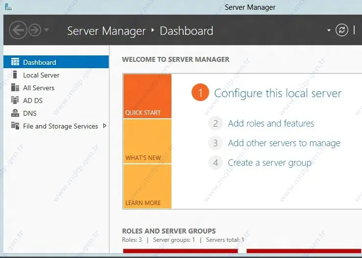 Windows Server 2012 DHCP kurulum ve Konfigurasyonu